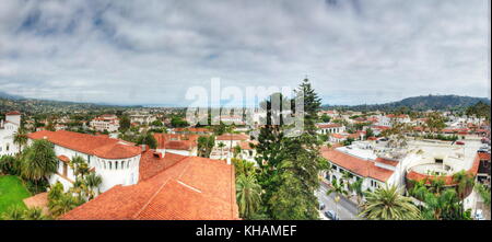 Santa Barbara, califoania-Court House Gebäude Stockfoto