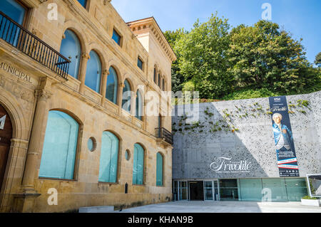 Im freien des Museums von San Telmo in San Sebastian Stockfoto