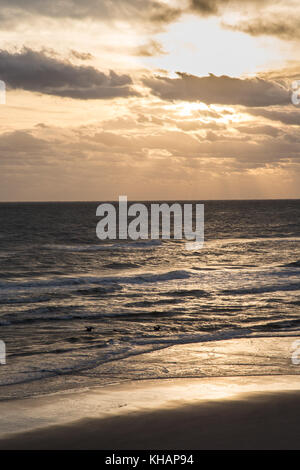 Sonnenaufgang am Daytona Beach, Florida Stockfoto