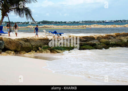 Causarina Strand; Dover; Christ Church, Barbados Stockfoto