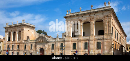 Grand Gebäude geboren Ort Ciutadella Menorca Spanien Stockfoto