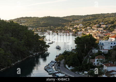 Hafen von Gaios Stockfoto