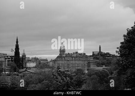 Edinburgh castl, Winter 2017 Stockfoto