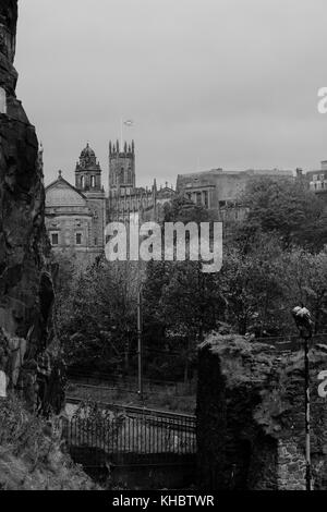 Edinburgh castl, Winter 2017 Stockfoto