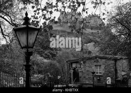 Edinburgh castl, Winter 2017 Stockfoto