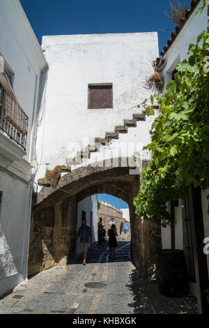 Puerta de La Segur in Vejer de la Frontera, Andalusien, Spanien Stockfoto