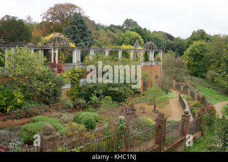 Das Hampstead pergola und Hill Gardens in London. Stockfoto