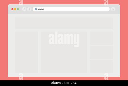 Internet-browser Stock Vektor