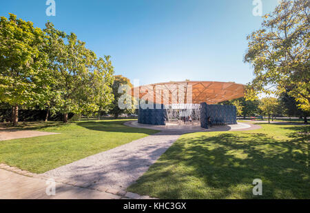 2017 Serpentine Pavillon in Kensington Gardens, London, UK. Stockfoto