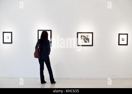 LOS ANGELES, USA - 27. Februar 2016 Vivian Maier Ausstellung in der Merry Karnowsky Gallery. Merry Karnowsky Gallery, Los Angeles CA, USA Stockfoto