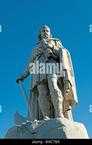 Wantage, Alfred der Große, sächsischen König hier in 849 Oxfordshire geboren, Stockfoto