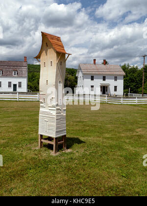 'Apostel Haus" von Robert Hite am Hancock Shaker Village am Hancock Shaker Village, Massachusetts Stockfoto