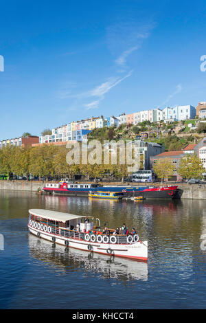 Blick auf 'Turm Belle" Hafen Kreuzfahrtschiff von der Brunel SS Great Britain, Great Western Dockyard, Spike Island, Bristol, England, Vereinigtes Königreich Stockfoto