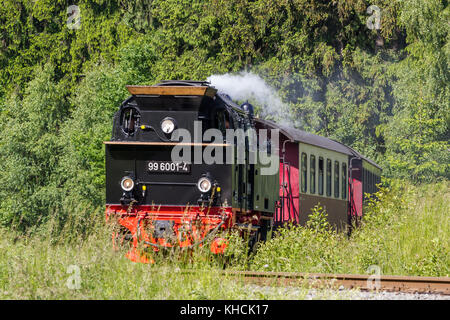 Harzer Schmalspurbahn Selketalbahn Stockfoto