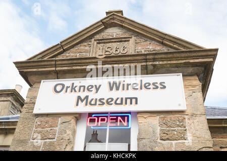 Orkney Wireless Museum, Kirkwall, Orkney, Schottland, Großbritannien Stockfoto