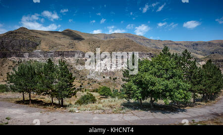 Vardzia ist eine Höhle Klosteranlage des XII-XIII der Jahrhunderte im Süden von Georgia, in javakheti, im Tal des Flusses kura. Eine hervorragende m Stockfoto