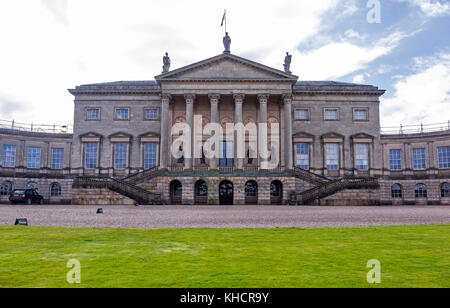 Der Norden vor Kedleston Hall, Kedleston, Derbyshire, England, Großbritannien Stockfoto