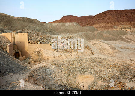 Brandberg West Mine, Jodhpur District, Kunene Region, Namibia, Afrika Stockfoto