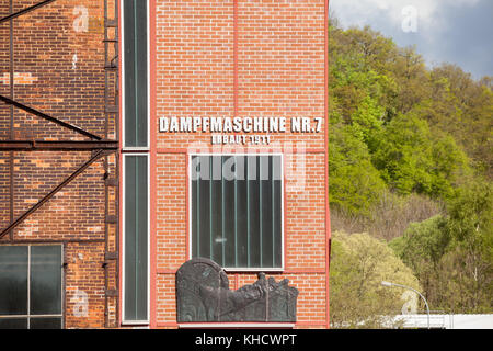 Hüttenmuseum Thale Maschinenhalle Dampfmaschine Nr.7 Stockfoto