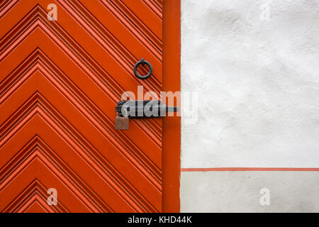 Mittelalterliche Tür Stockfoto