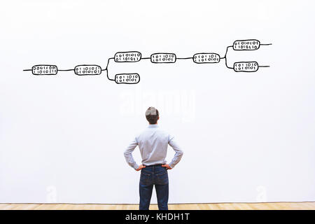 Blockchain Konzept Stockfoto