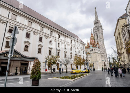 Altstadt von Buda Hill in der Stadt Budapest. Stockfoto