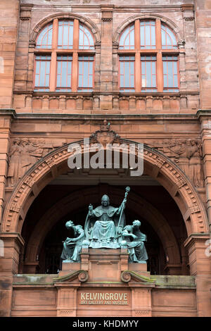 Vereinigtes Königreich, Schottland, Glasgow, WEST END, KUNSTGALERIE UND MUSEUM KELVINGROVE Stockfoto