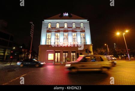 Eine allgemeine Ansicht des Old Vic-Theaters in London, in der gesagt wurde, dass 20 Menschen behauptet haben, sie seien Opfer von „unangemessenem Verhalten“ von Kevin Spacey. Stockfoto