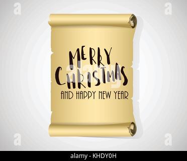 Frohe Weihnachten Grußkarte Stock Vektor