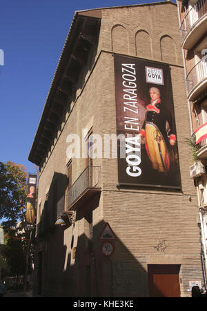 Goya Museum Zaragoza Spanien Stockfoto