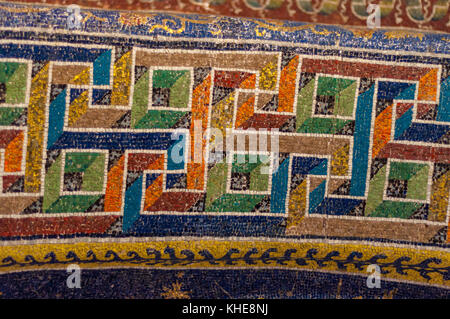 griechische Deko Spalte römischen Mosaiken Mosaik Kunst Hintergrundgrafik  Hintergrund Stockfotografie - Alamy