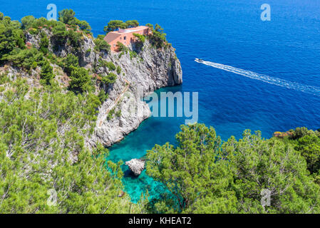 Capri, Villa Malaparte Stockfoto