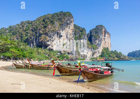 Ton Sai Bay in Railay Beach, Krabi, Thailand Stockfoto