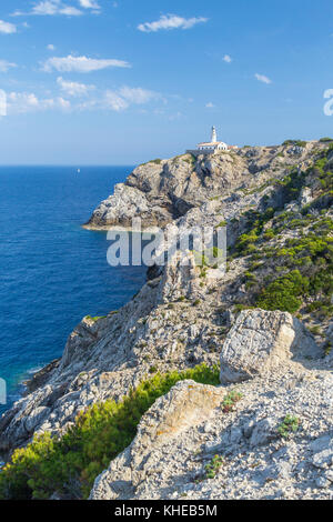 Capdepera Lighthouse Auf Mallorca Stockfoto