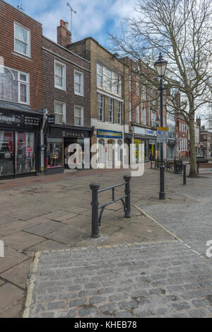 High Street Ashford, Kent, England, Großbritannien Stockfoto