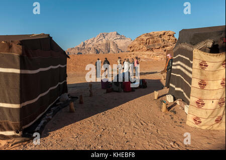 Kapitäne eco Desert Camp, Jordanien, Naher Osten Stockfoto