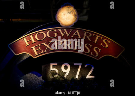 Madrid, Spanien. November 2017. Während der Ausstellung „Harry Potter“ in Madrid Donnerstag, 15. November 2017 in Madrid Credit: Gtres Información más Comuniación on line, S.L./Alamy Live News Stockfoto