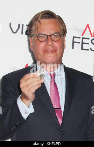 Hollywood, USA. 16 Nov, 2017. Aaron Sorkin 11/16/2017 'MOlly's Spiel 'AFI Fest 2017 schließen Nacht Präsentation gehalten an TCL Chinese Theatre in Hollywood, CA Foto: Cronos/Hollywood Nachrichten Stockfoto