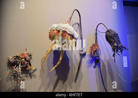 7. November 2017: Rina Banerjees Skulpturen sind in ''˜VIVA ARTE VIVA auf der 57. Internationalen Kunstausstellung in Venedig, Italien zu sehen. Credit: C) ImagesLive/ZUMA Wire/Alamy Live News Stockfoto