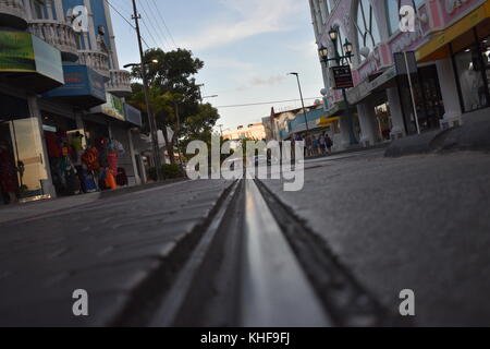 Straßen in Oranjestad, Aruba Stockfoto