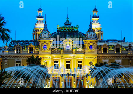 Frankreich. Fürstentum Monaco (98). Das Casino von Monte-Carlo Stockfoto