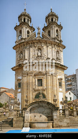 Schöne Capela da virxe Peregrina, Wahrzeichen von pontevedra auf dem Camino de Santiago, Spanien Stockfoto