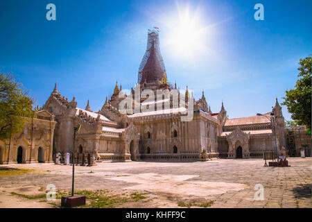 Ananda Tempel in Bagan, Myanmar. (Birma) Stockfoto