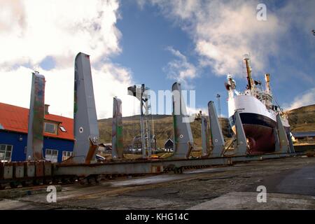 Die Art der Färöer im Nordatlantik Stockfoto