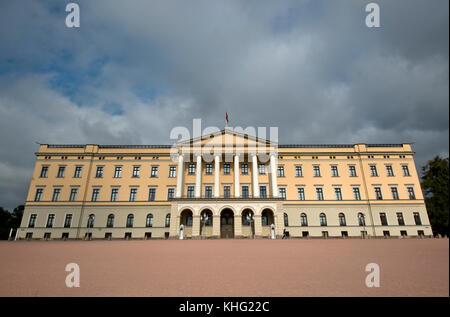 Royal Palace, Oslo, Norwegen Stockfoto