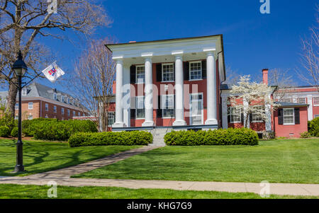 Lee-Jackson Haus in Washington und Lee University in Lexington, Virginia. Stockfoto