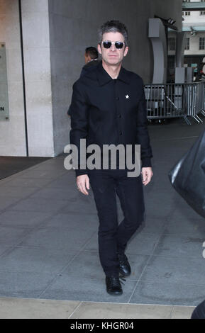 London, Großbritannien. 17. Nov, 2017. Noel Gallagher Sänger bei den BBC Studios in London Credit gesehen: RM Presse/Alamy leben Nachrichten Stockfoto