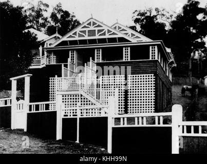 1 163779 Residence in Cintra Straße, Bowen Hills, Brisbane, Ca. 1920 Stockfoto