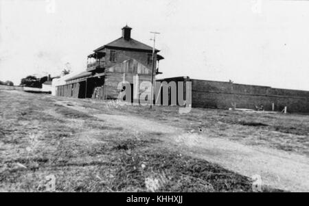 2 165963 alte Gefängnis auf St. Helena, Moreton Bay, Queensland Stockfoto