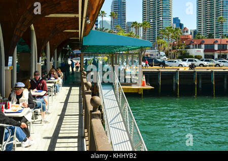 San Diego, Kalifornien. waterfront Szenen Stockfoto